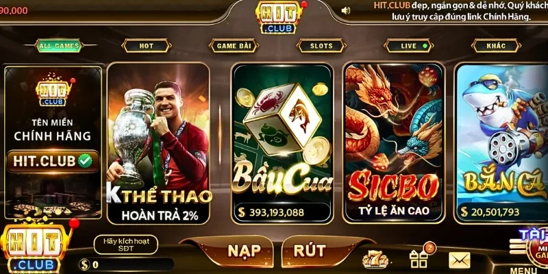 Bầu cua tôm cá Hitclub được nhiều người chơi yêu thích