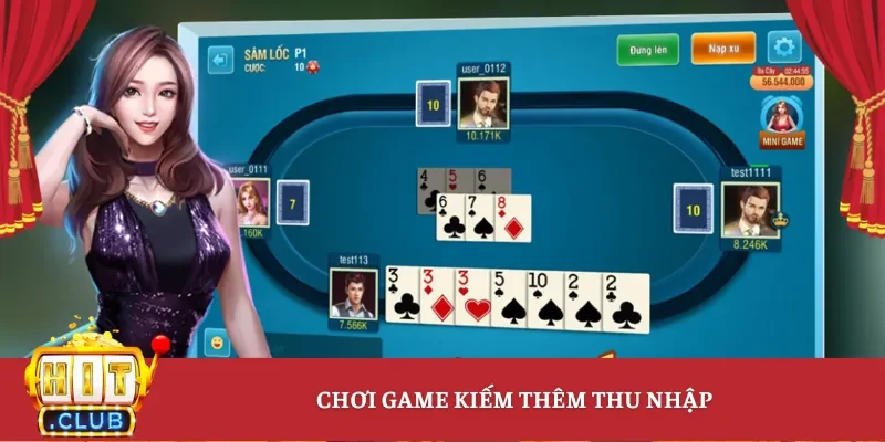Chơi game kiếm thêm thu nhập