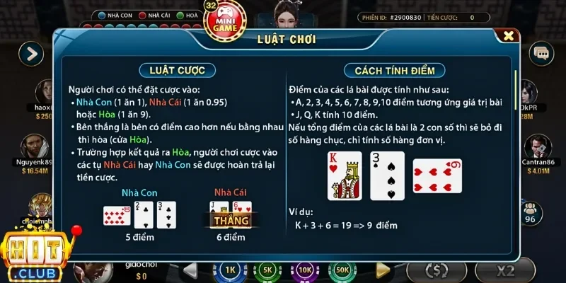 Tìm hiểu luật chơi cơ bản của game bài này trên cổng game