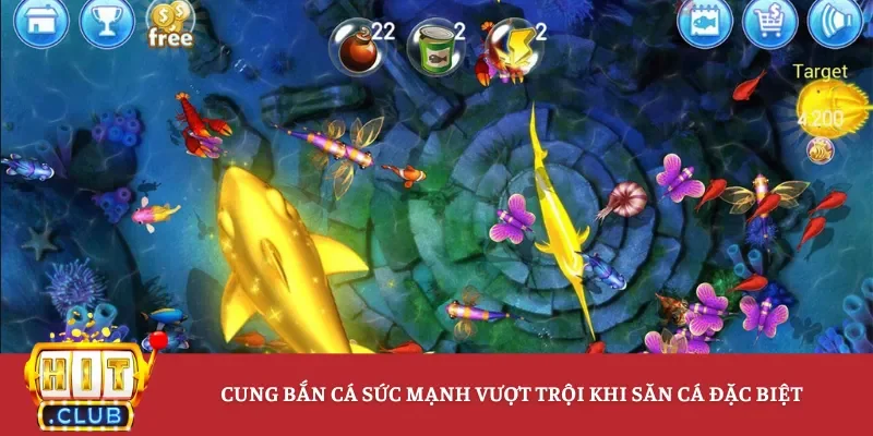 Sức mạnh vượt trội khi săn cá đặc biệt