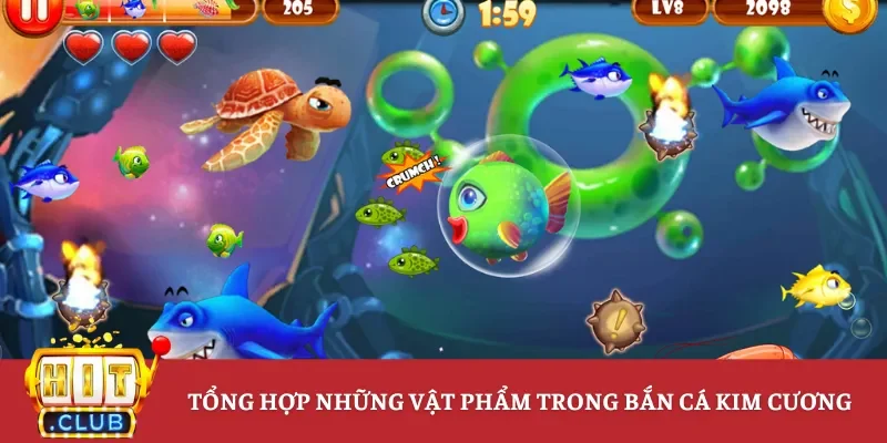 Tổng hợp những vật phẩm trong bắn cá kim cương